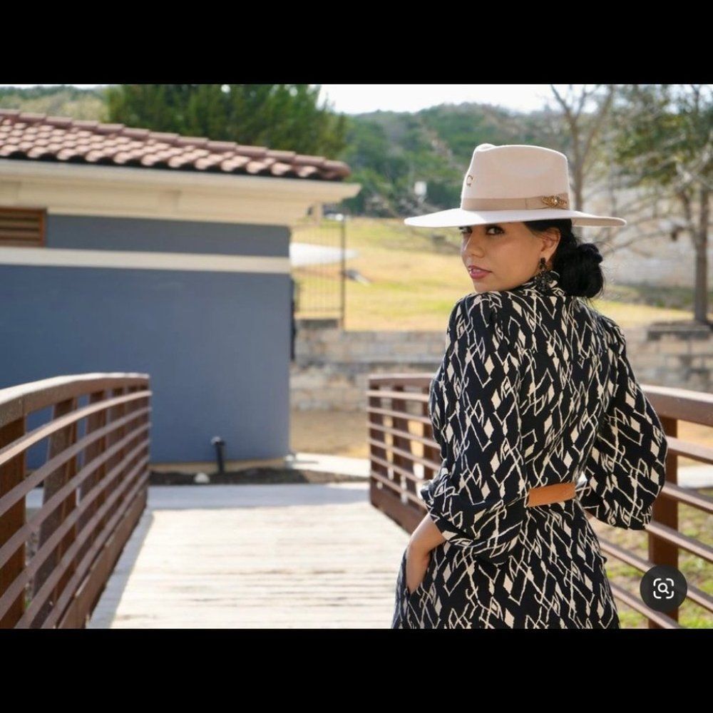 ZARA PRINTED SHIRT DRESS - Picture 5 of 7